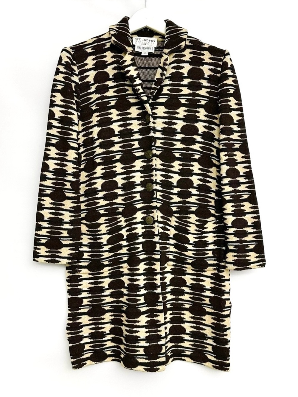 VTG St. John by Marie Gray wool long cardigan knit